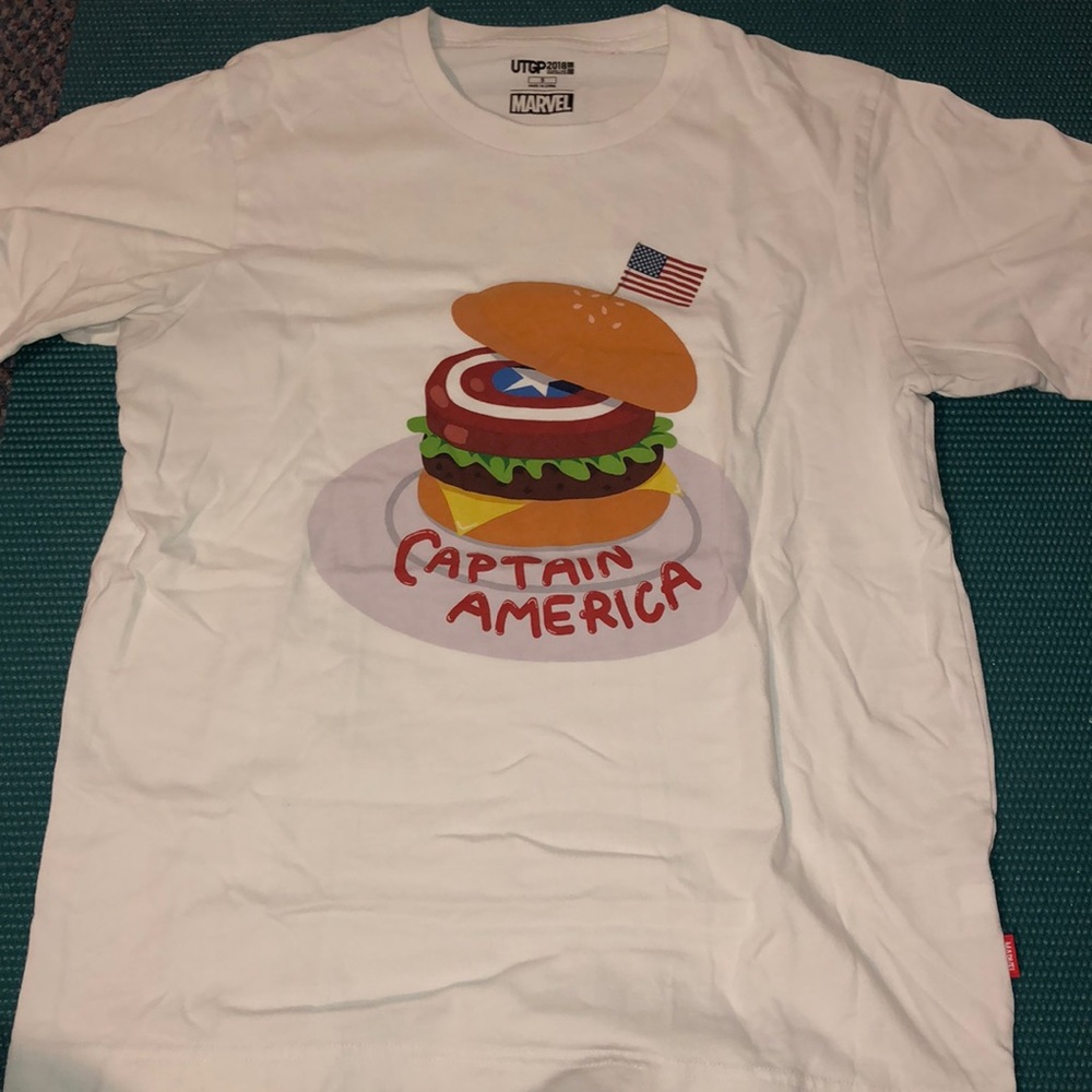 A marvel tee shirt